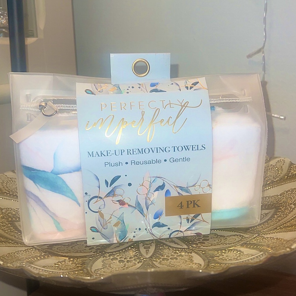 Perfectly Imperfect Brand Reusable Makeup Removing Towels Gentle and Plush